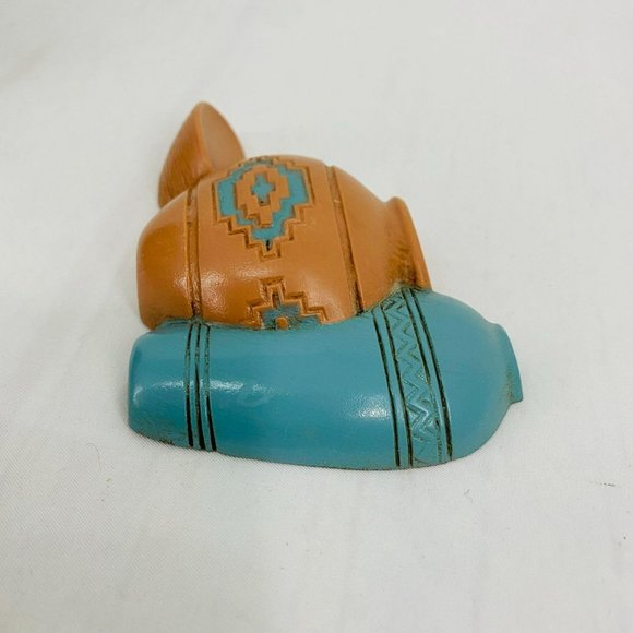 Vintage Southwestern Boho Cactus Clay Pot Decor Pair Wall Decor - Picture 7 of 10